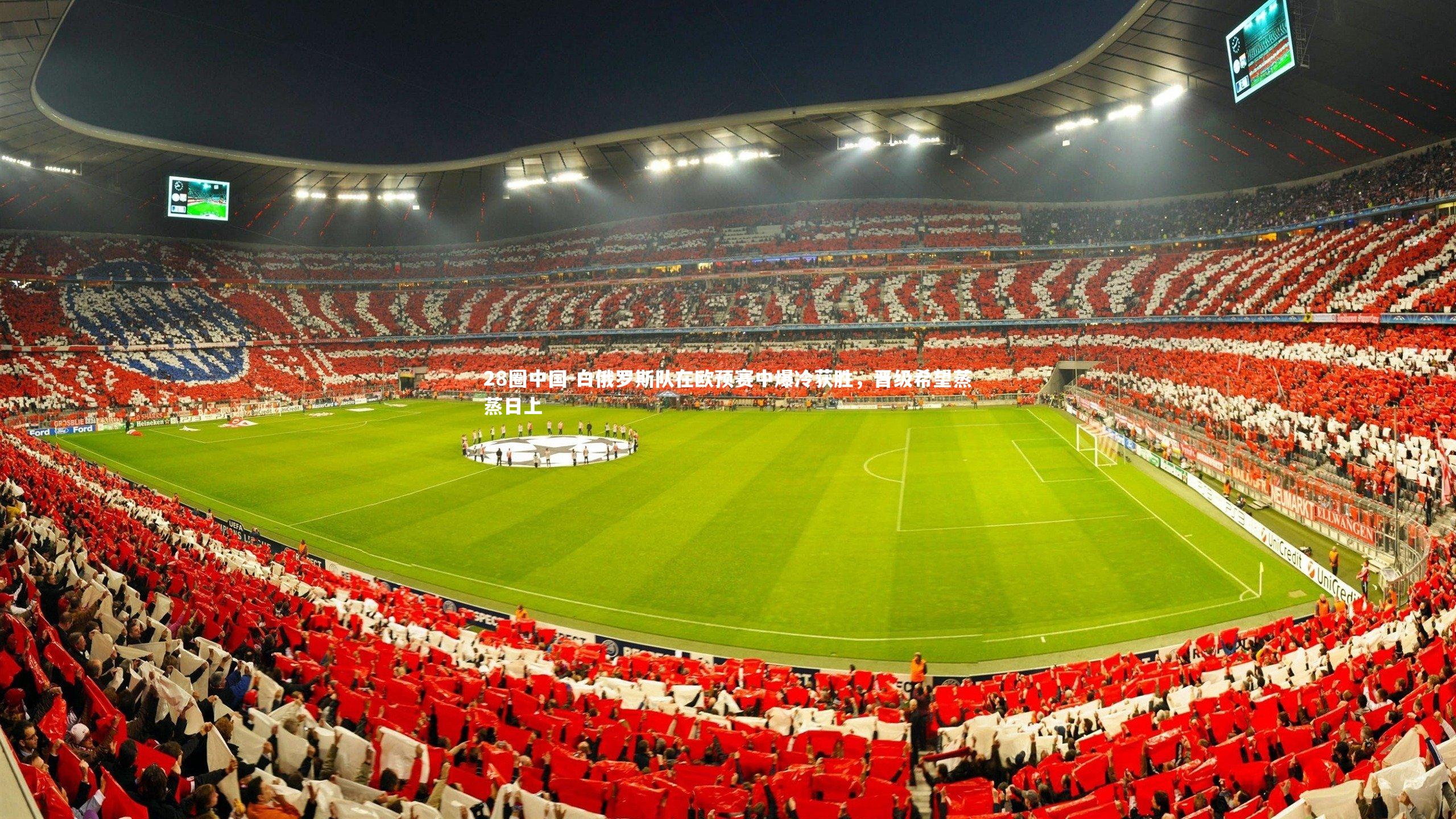 白俄罗斯队在欧预赛中爆冷获胜，晋级希望蒸蒸日上